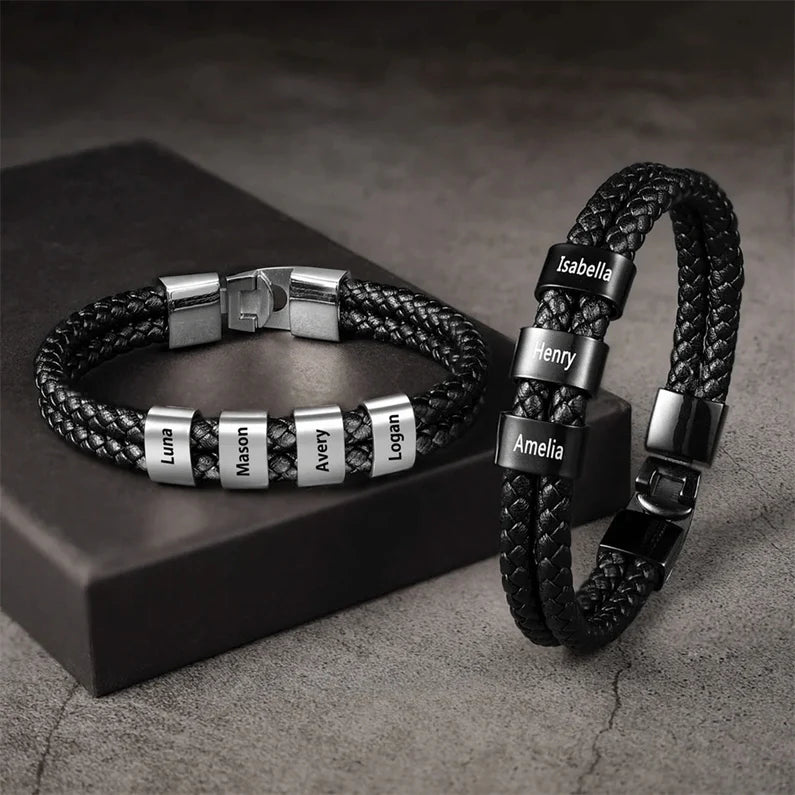 Bracelete Masculino Personalizável - Especial Dia dos Pais 50% OFF