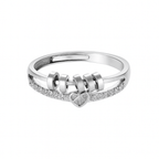 Anel Anti Ansiedade Amor Infinito Banhado a Ouro 18k