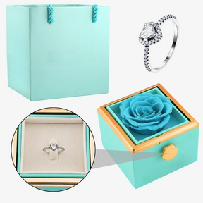 Caixa Rosa Eterna com Anel