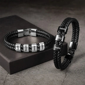 Bracelete Masculino Personalizável - Especial Dia dos Pais 50% OFF
