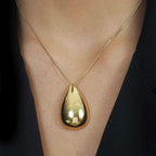 Colar Dourado de Gota