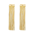 Brinco Dourado de Franja
