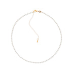 Colar Dourado Chocker de Pérolas