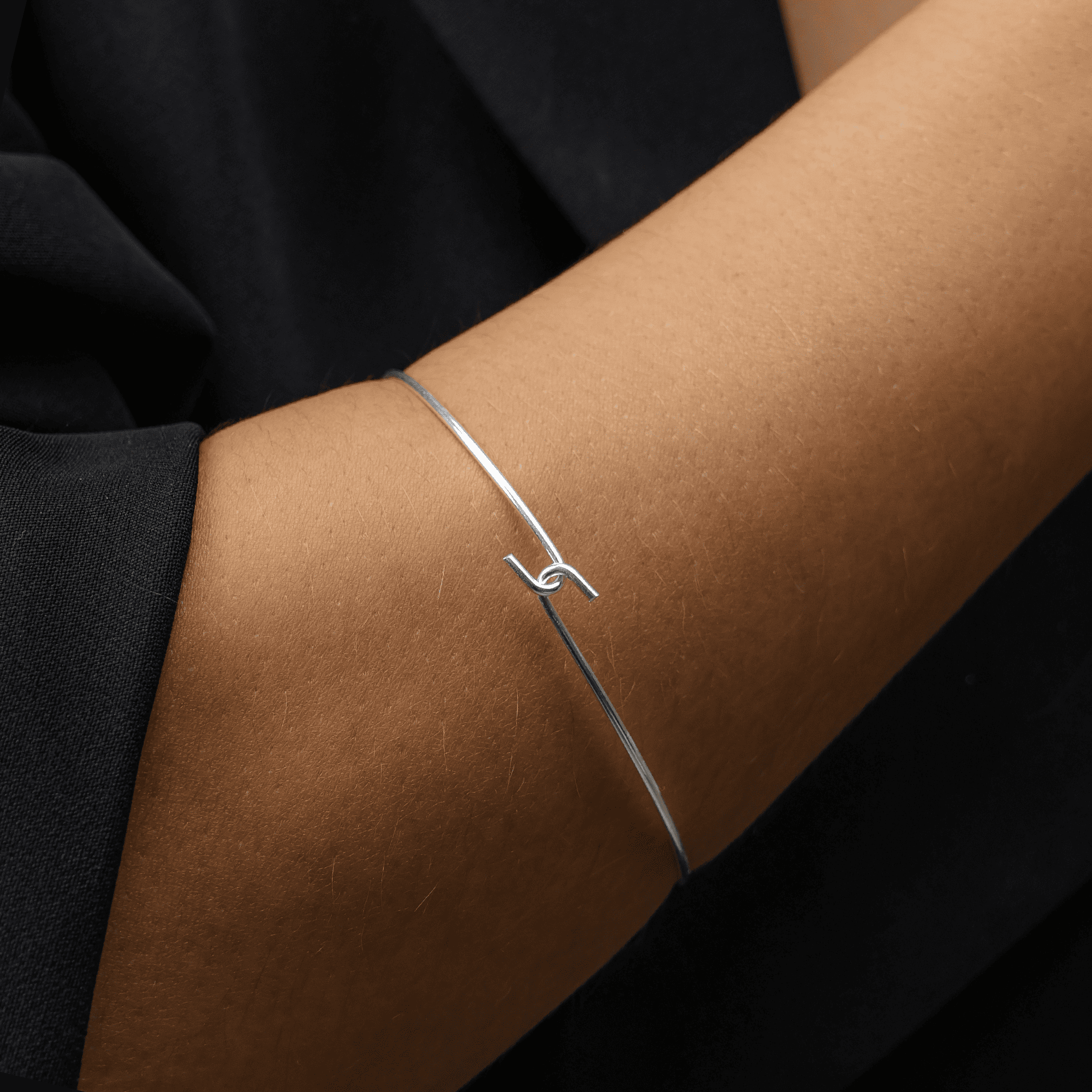 Bracelete Arame em Prata 925