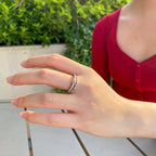 Anel Anti Ansiedade Amor Infinito Banhado a Ouro 18k
