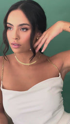 Colar Dourado Chocker de Seta
